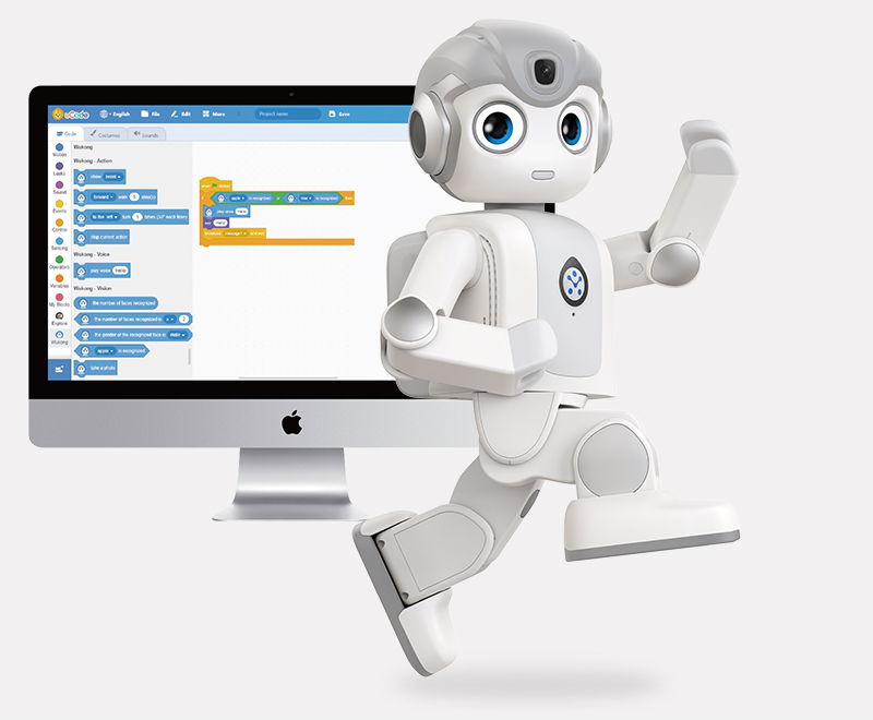 Alpha Mini educational humanoid robot by UBTECH
