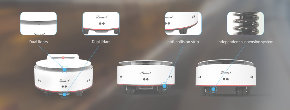 Illustration of the strengths of the YDLIDAR SMART indoor mobile robot